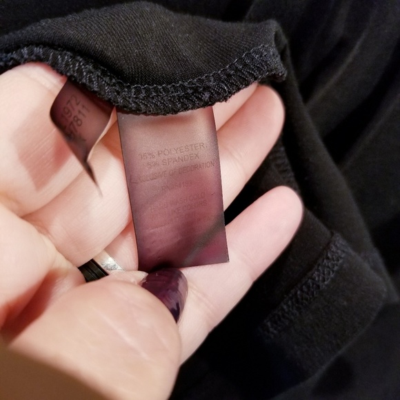 Calvin Klein Assymetric Semi Wrap top w/Gold Clip - Picture 7 of 8